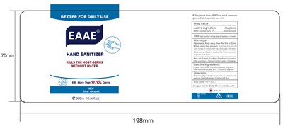 Image Description (300ml Bottle Hand Sanitizer)